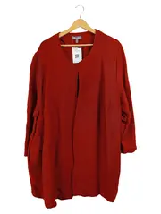 Vorschaubild 1 von Damen Strickjacke Leichte Jacke Rot Gr. 50, 52 Casual Viskose