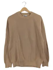 Vorschaubild 1 von Herren Strickpullover Pullover Beige Größe L Baumwolle Basic