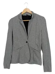 Vorschaubild 1 von Damen Blazer Business Grau Gr. 36/S Baumwolle