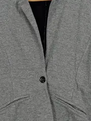 Vorschaubild 3 von Damen Blazer Business Grau Gr. 36/S Baumwolle