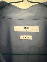 Vorschaubild 3 von Herren Business Hemd Slim Fit Gr. 46/S Blau Langarm