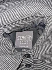 Vorschaubild 3 von Damen Übergangsmantel Kapuze Fischgrät Gr. 36/S Grau Wolle