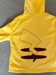 Vorschaubild 5 von Pikachu Kapuzenpullover Kinder Gr. 116 Gelb Komfortabel