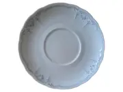 Vorschaubild 1 von Unterteller Weiß Klassisch Porzellan mit Blumenmuster