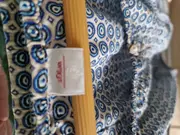 Vorschaubild 5 von Damen Bluse Gr. 38/M Blau Casual Grafisches Muster Baumwolle