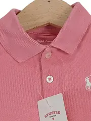 Vorschaubild 3 von Poloshirt Kleid Baby Mädchen Pink Gr. 80 Kurzarm Casual