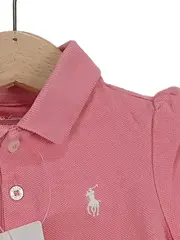 Vorschaubild 2 von Poloshirt Kleid Baby Mädchen Pink Gr. 80 Kurzarm Casual