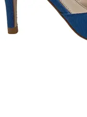 Vorschaubild 7 von Sandaletten Schleife Elegant Blau Damen Gr. 37 Slip-On 8cm Absatz