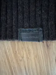 Vorschaubild 2 von Strickjacke Herren XL Braun Reißverschluss Stehkragen Wolle