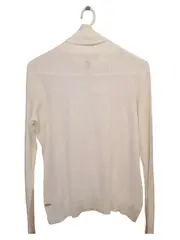 Vorschaubild 2 von Damen Rollkragenpullover Gr. L Beige Strukturmuster Elegant
