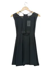 Vorschaubild 2 von Cocktailkleid Damen 34/XS Schwarz Elegant Cut-Out Minikleid