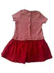 Vorschaubild 2 von Freizeitkleid Mädchen Rot Gestreift Maritim Gr. 98 Baumwolle