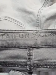 Vorschaubild 3 von TAIFUN Damen Jeans Slim Fit Gr. 36 W28 Grau Casual Stretch Hose