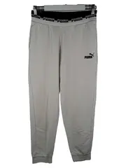 Vorschaubild 1 von Amplified Jogginghose Damen M Beige Logo Sweatpants Athleisure Baumwolle