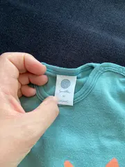 Vorschaubild 5 von Baby Body Gr. 56 Türkis mit Fuchs Motiv Langarm