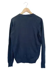 Vorschaubild 2 von PIER ONE Herren Strickjacke Cardigan Gr. 48/M Blau Casual Basic V-Ausschnitt