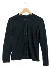 Vorschaubild 2 von Damen Strickjacke Gr. S Grün Baumwolle Cardigan