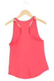 Vorschaubild 2 von Damen Top Sportlich Rot Gr. 32/XS Baumwolle Streetwear Casual