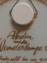 Vorschaubild 3 von Aladin und die Wunderlampe IX Sammelteller Pferd Blau 17cm