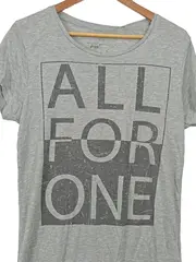 Vorschaubild 3 von FB Sister Damen T-Shirt All For One Grau Gr. S Casual