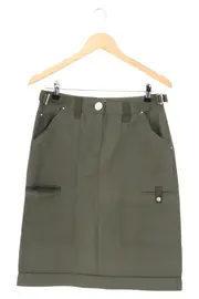 Vorschaubild 1 von CECIL Cordrock Damen Gr. 38/M Grün Midirock Casual Freizeit