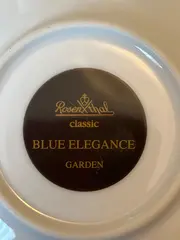 Vorschaubild 3 von BLUE ELEGANCE GARDEN Tasse Unterteller Porzellan Blau Blumen