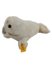 Vorschaubild 1 von Robbe Plüschtier Kuscheltier Weiß 5374/17 Knopf im Ohr