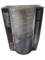 Vorschaubild 1 von McDonald's Coca Cola Glas Limitierte Edition 2024 Sammlerglas Grau NEU
