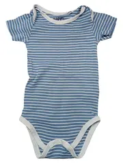 Vorschaubild 1 von TCM Baby Body Kurzarm Gestreift Baumwolle Gr. 86/92 Blau