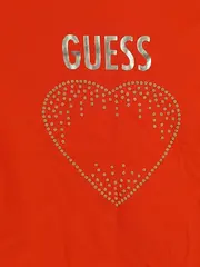 Vorschaubild 4 von Kinder T-Shirt Rot Gr. 6 lat / 116 Herz Logo Pailletten