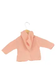 Vorschaubild 2 von Kinder Strickjacke Gr. 62 Rosa Baumwolle Kapuze Casual