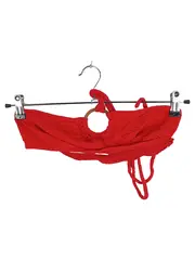 Vorschaubild 1 von Bikini Oberteil Damen Gr. 38 Rot Viskose Bandeau