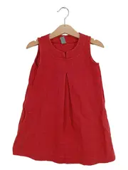 Vorschaubild 1 von Kinder Mädchen Kleid Gr. 104 Rot Casual Freizeitkleid