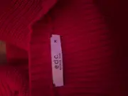 Vorschaubild 5 von EDC Damen Pullover Rot Gr. 38/M Langarm Strickpullover