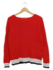 Vorschaubild 1 von EDC Damen Pullover Rot Gr. 38/M Langarm Strickpullover