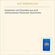 Vorschaubild 3 von Rostocker Anekdoten Gerhard Grümmer Geschichte Episoden 8 Jahrh. Taschenbuch