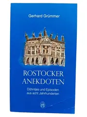 Vorschaubild 1 von Rostocker Anekdoten Gerhard Grümmer Geschichte Episoden 8 Jahrh. Taschenbuch