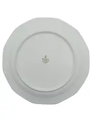 Vorschaubild 2 von Essteller Teller Porzellan Weiß Blumenmuster 25 cm Klassisch