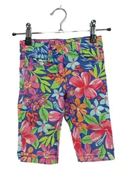 Vorschaubild 1 von Kinder Stoffhose Blumenmuster Gr. 104 Mädchen Baumwolle Floral