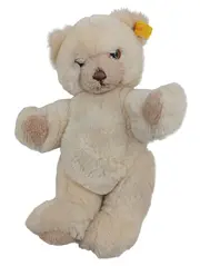 Vorschaubild 1 von Teddybär Plüschtier Kuscheltier Beige Klassisch 27cm Knopf im Ohr