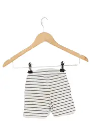 Vorschaubild 2 von Kinder Shorts Einheitsgröße Weiß Gestreift Casual