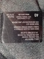 Vorschaubild 4 von Damen Businesskleid Gr. 40/L Grau Klassisch Elegant Fischgrätenmuster