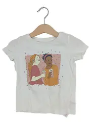 Vorschaubild 1 von Kinder T-Shirt Mädchen Gr. 80 Weiß Casual mit Print