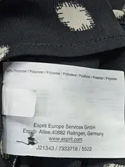 Vorschaubild 4 von Damen Bluse 34/XS Schwarz Punkte Klassisch Modisch Langarm
