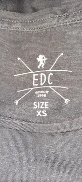 Vorschaubild 2 von EDC Damen T-Shirt Stern Motiv Blau Gr. 34/XS Baumwolle Casual