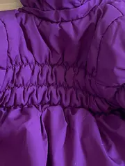 Vorschaubild 3 von Kinder Steppjacke Mädchen Gr. 68 Lila Casual Kapuze