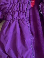 Vorschaubild 4 von Kinder Steppjacke Mädchen Gr. 68 Lila Casual Kapuze