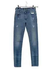 Vorschaubild 1 von Kinder Destroyed Jeans Blau Gr. 176 Streetwear Baumwolle
