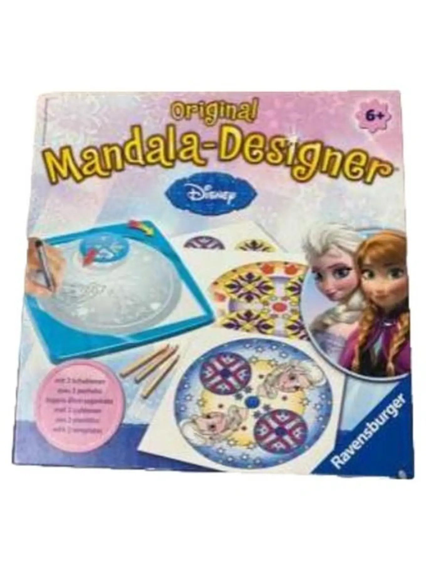 RAVENSBURGER Disney Mandala-Designer Zeichenset Kinder Frozen Mehrfarbig