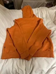 Vorschaubild 2 von Kapuzenpullover Damen XL Orange Hoodie Basic Logo Sportlich